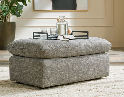 Lavish Furniture Outlet - Ashley Furniture - Dramatic Living Room - Ottoman / Granite - 1170214