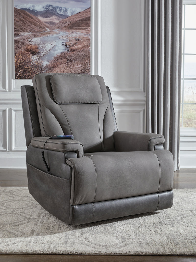 Lavish Furniture Outlet - Ashley Furniture - 4Z-Peaceful Pause Living Room - Power Lift Recliner / Sand - PC1210312