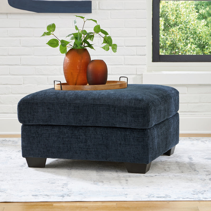 Lavish Furniture Outlet - Ashley Furniture - Aviemore Living Room - Oversized Accent Ottoman / Ink - 2430308