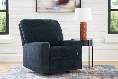 Lavish Furniture Outlet - Ashley Furniture - Aviemore Living Room - Rocker Recliner / Ink - 2430325