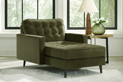 Lavish Furniture Outlet - Ashley Furniture - Reveon Lakes Living Room - Chaise / Olive - 2640415