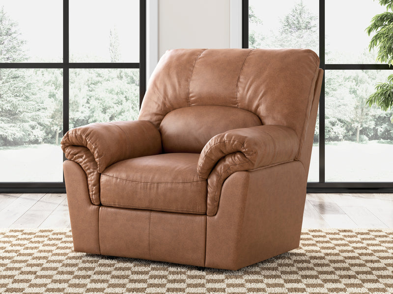 Lavish Furniture Outlet - Ashley Furniture - WillowBend Living Room - Rocker Recliner / Caramel - PC2770425