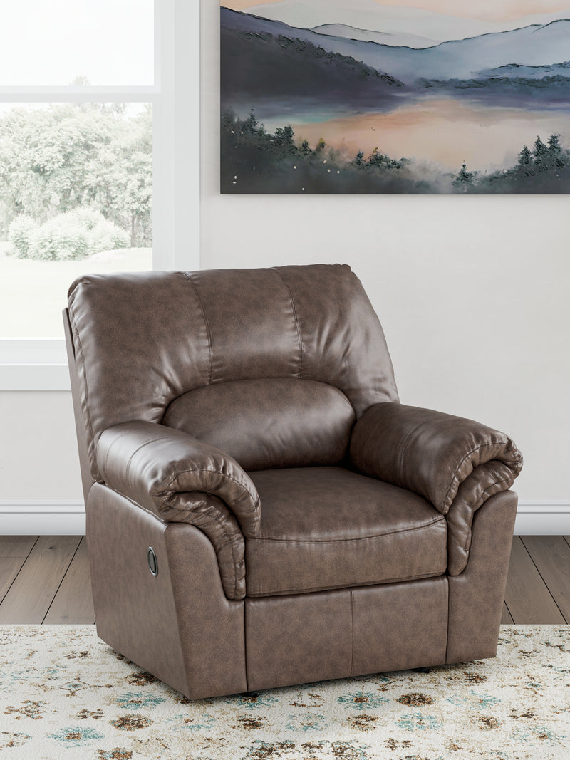 Lavish Furniture Outlet - Ashley Furniture - WillowBend Living Room - Rocker Recliner / Umber - PC2770525