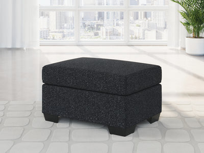 Lavish Furniture Outlet - Ashley Furniture - Jasmine Peaks Living Room - Ottoman / Coal - 2890414