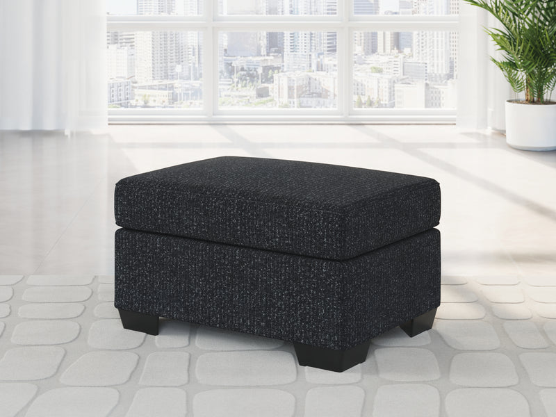 Lavish Furniture Outlet - Ashley Furniture - Jasmine Peaks Living Room - Ottoman / Coal - 2890414