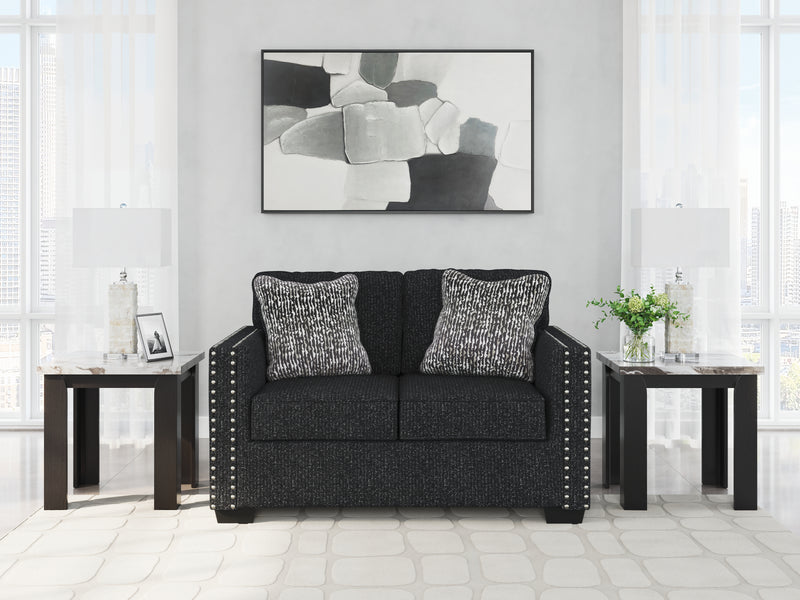 Lavish Furniture Outlet - Ashley Furniture - Jasmine Peaks Living Room - Loveseat / Coal - 2890435