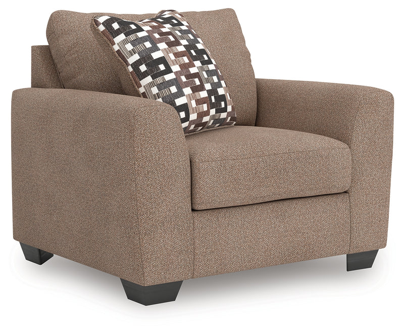 Lavish Furniture Outlet - Ashley Furniture - Triston-Peaks Living Room - Chair and a Half / Suede - 3020423