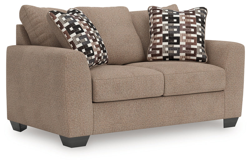 Lavish Furniture Outlet - Ashley Furniture - Triston-Peaks Living Room - Queen Sofa Sleeper / Suede - 3020439