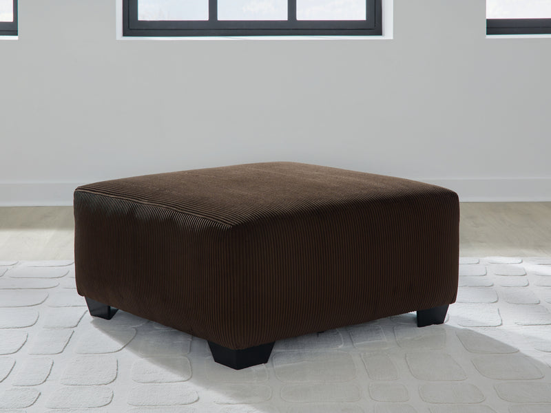 Lavish Furniture Outlet - Ashley Furniture - Kimlee Living Room - Oversized Accent Ottoman / Chocolate - PC3560308