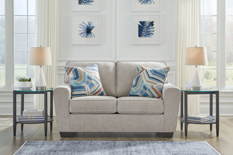 Lavish Furniture Outlet - Ashley Furniture - Cashton Living Room - Loveseat / Ice - 4060635