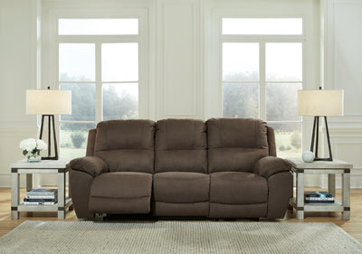 Lavish Furniture Outlet - Ashley Furniture - Next-Gen Gaucho Living Room - DBL Rec Loveseat w/Console / Espresso - 5420494