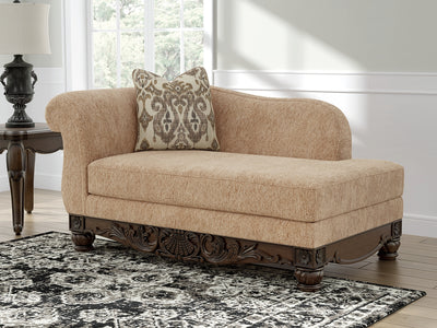 Lavish Furniture Outlet - Ashley Furniture - Chelsworth Living Room - RAF Corner Chaise / Golden - PC5790516