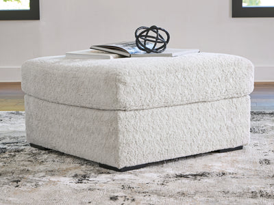Lavish Furniture Outlet - Ashley Furniture - Cuddle Plush Living Room - Oversized Accent Ottoman / Arctic - PC5910608