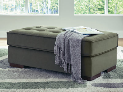 Lavish Furniture Outlet - Ashley Furniture - Caspian-Town Living Room - Oversized Accent Ottoman / Olive - PC6170208