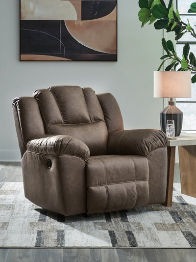 Lavish Furniture Outlet - Ashley Furniture - Lowilla Living Room - Rocker Recliner / Driftwood - PC6450625