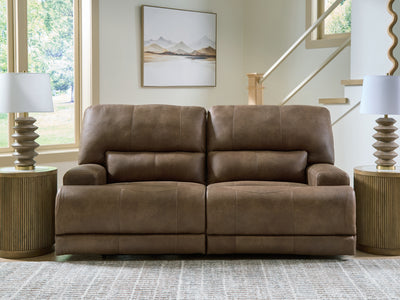 Lavish Furniture Outlet - Ashley Furniture - Beckley Place Living Room - PWR Recliner/ADJ Headrest / Earth - PC9180282
