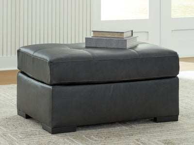 Lavish Furniture Outlet - Ashley Furniture - Brindley Pier Living Room - Oversized Accent Ottoman / Fog - 9950308