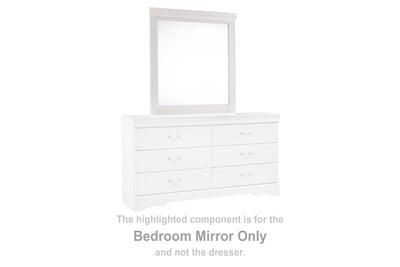 Lavish Furniture Outlet - Ashley Furniture - Anarasia Bedroom - Bedroom Mirror / White - B129-36