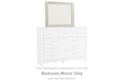 Lavish Furniture Outlet - Ashley Furniture - Bellaby Bedroom - Bedroom Mirror / Whitewash - B331-36