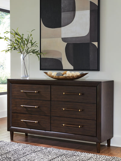 Lavish Furniture Outlet - Ashley Furniture - Dantenton Bedroom - Dresser / Merlot - B611-31