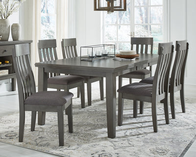 Lavish Furniture Outlet - Ashley Furniture - Hallanden Dining Room - Dining Chair (Set of 2) / Two-tone Gray - D589-01X2