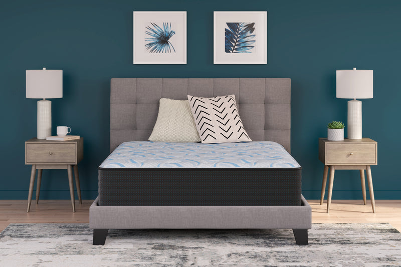 Lavish Furniture Outlet - Ashley Furniture - Elite Springs Firm Mattresses - California King / Gray/Blue - M40551