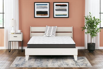Lavish Furniture Outlet - Ashley Furniture - 8 Inch Bonnell Hybrid Mattresses - California King / White - M58751