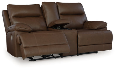 Lavish Furniture Outlet - Ashley Furniture - VonRyan Living Room - PWR Recliner/ADJ Headrest / Tobacco - U1040013