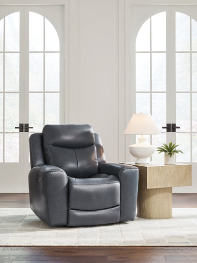 Lavish Furniture Outlet - Ashley Furniture - Next Move Living Room - PWR REC Sofa with ADJ Headrest / Mahogany - PCU1210215